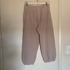 Women's S Free People Creme Knit Joggers